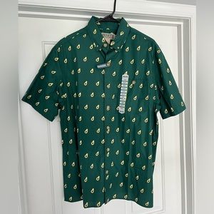 Duluth Trading Co - Men’s Avocado Shirt Relaxed Fit Untucked Short Sleeve